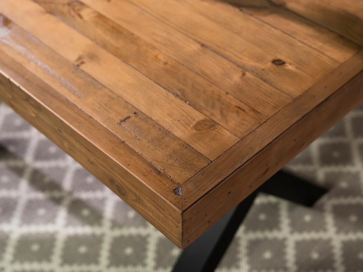 Brooklyn 180cm Fixed Top Cross Leg Dining Table - Image 7