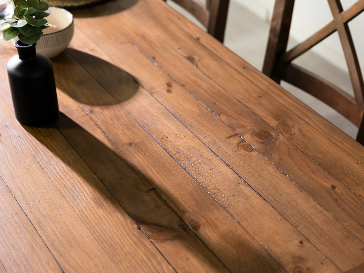 Brooklyn 180cm Fixed Top Cross Leg Dining Table - Image 8
