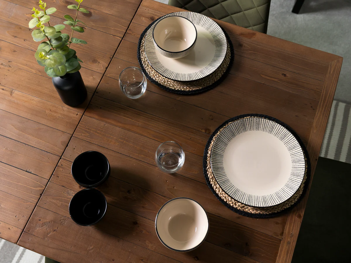 Brooklyn Extendable Dining Table (140cm - 180cm) & Grey Houston Dining Chairs - Image 13