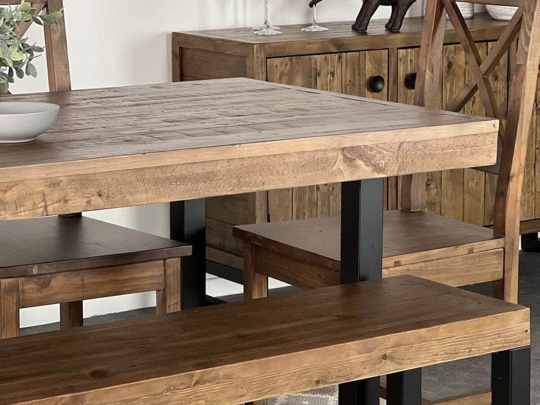 Brooklyn Fixed Top Dining Table & Dining Bench - Image 7