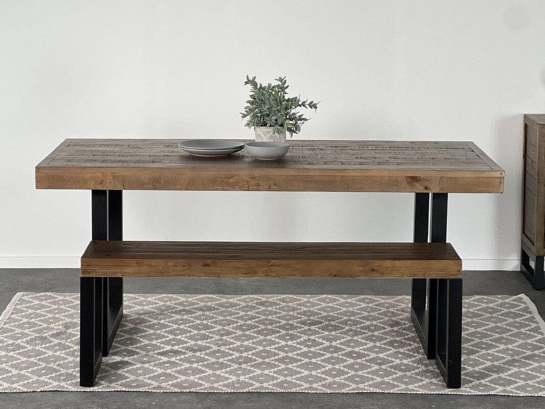 Brooklyn Fixed Top Dining Table & Grey Dallas Dining Chairs - Image 12