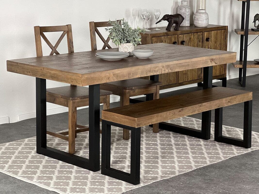 Brooklyn Fixed Top Dining Table & Grey Dallas Dining Chairs - Image 17
