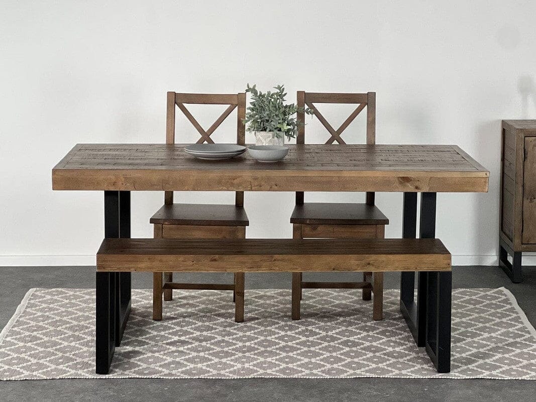 Brooklyn Fixed Top Dining Table & Grey Dallas Dining Chairs - Image 18
