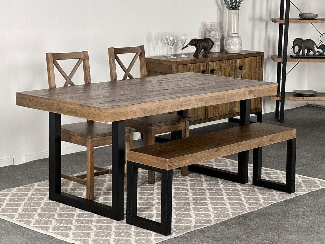 Brooklyn Fixed Top Dining Table & Grey Dallas Dining Chairs - Image 20