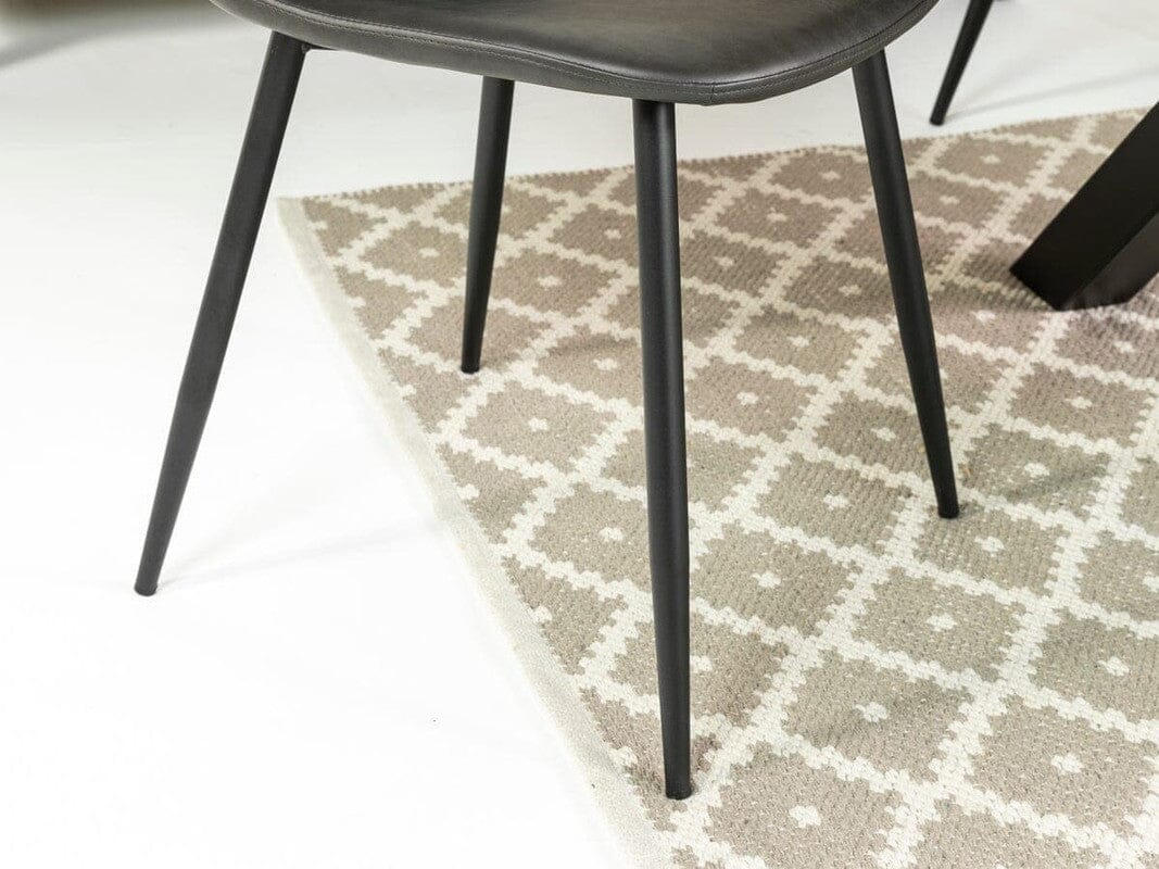 Brooklyn Fixed Top Dining Table & Grey Dallas Dining Chairs - Image 9