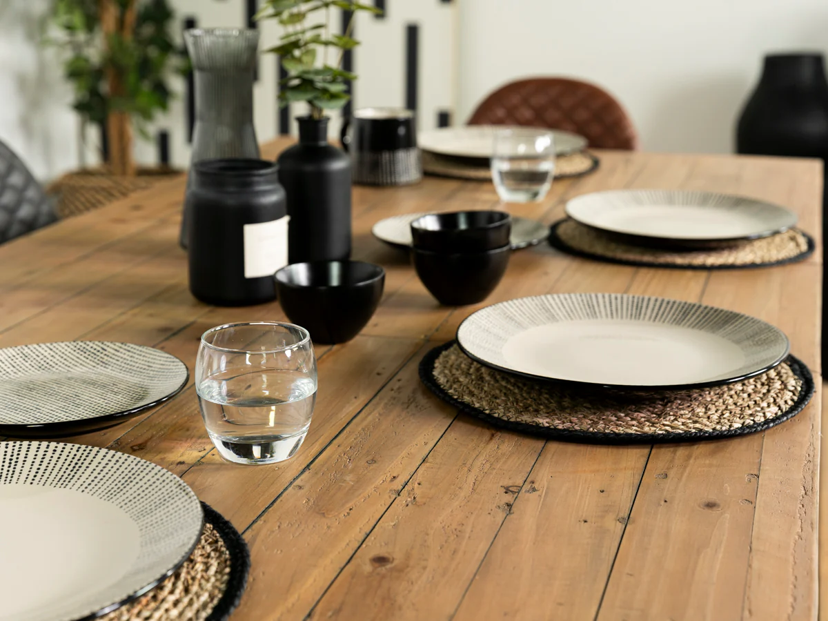 Brooklyn Light Extendable Dining Table (140cm - 180cm) & Gabo Black Dining Chairs - Image 21