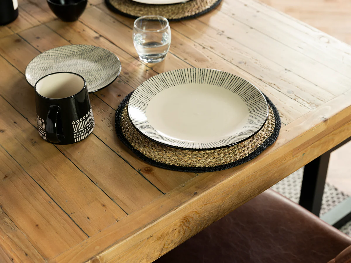 Brooklyn Light Extendable Dining Table (140cm - 180cm) & Gabo Black Dining Chairs - Image 23