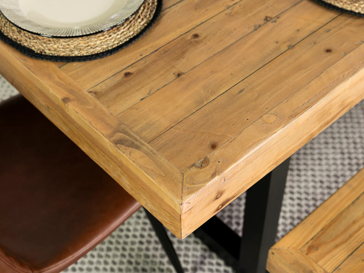 Brooklyn Light Extendable Dining Table (140cm - 180cm) & Gabo Black Dining Chairs - Image 25