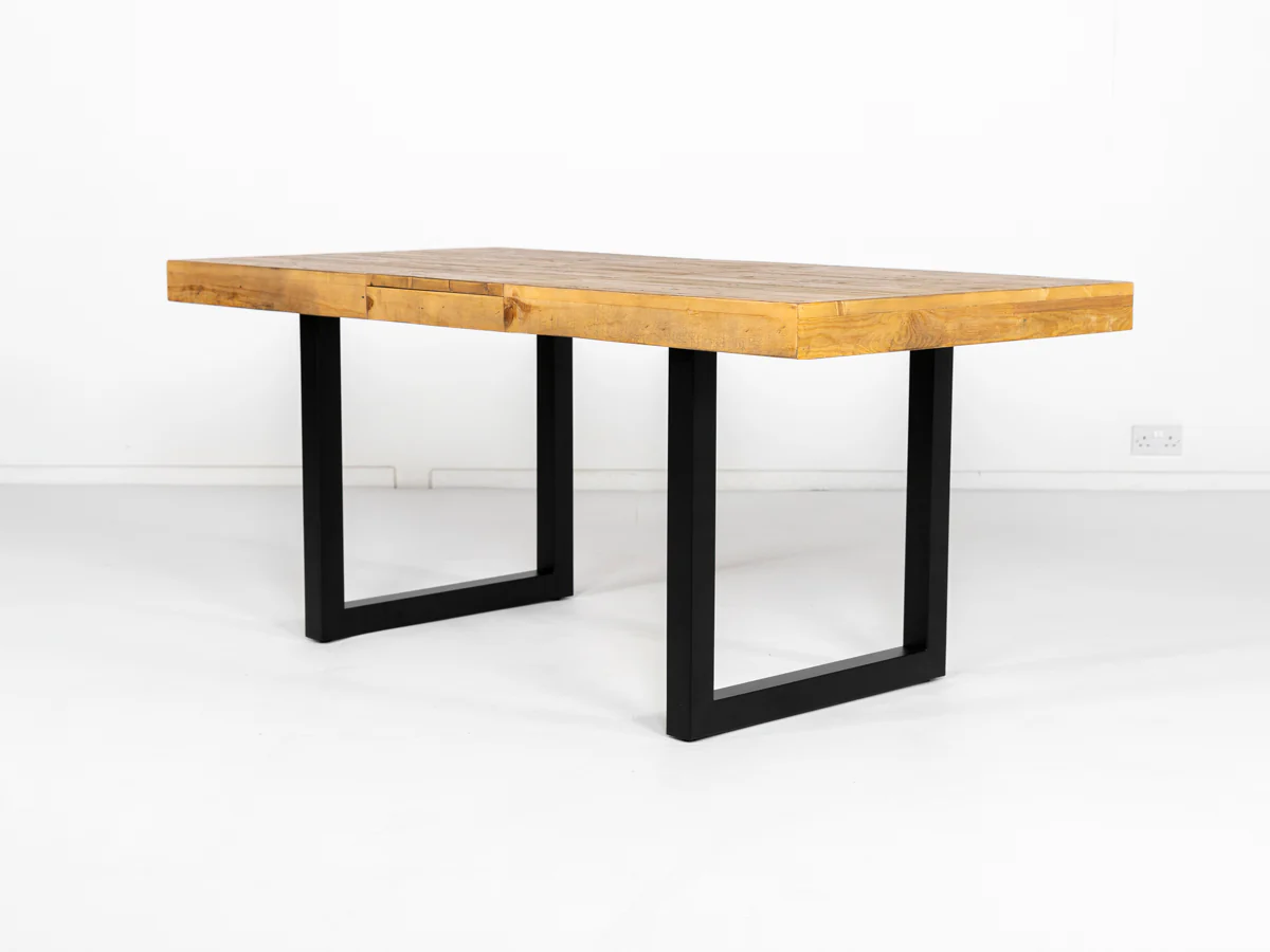 Brooklyn Light Extendable Dining Table (140cm - 180cm) & Gabo Black Dining Chairs - Image 30
