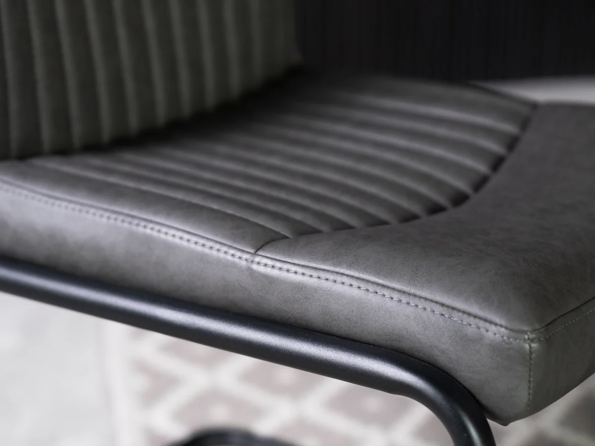 Brooklyn Round Dining Table & Grey Auburn Dining Chairs - Image 16