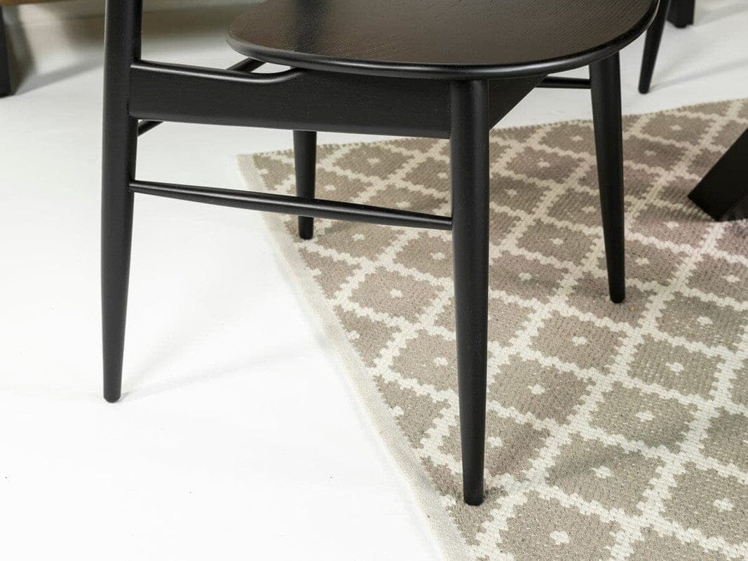 Brooklyn Round Dining Table & Black Gabo Dining Chairs - Image 12