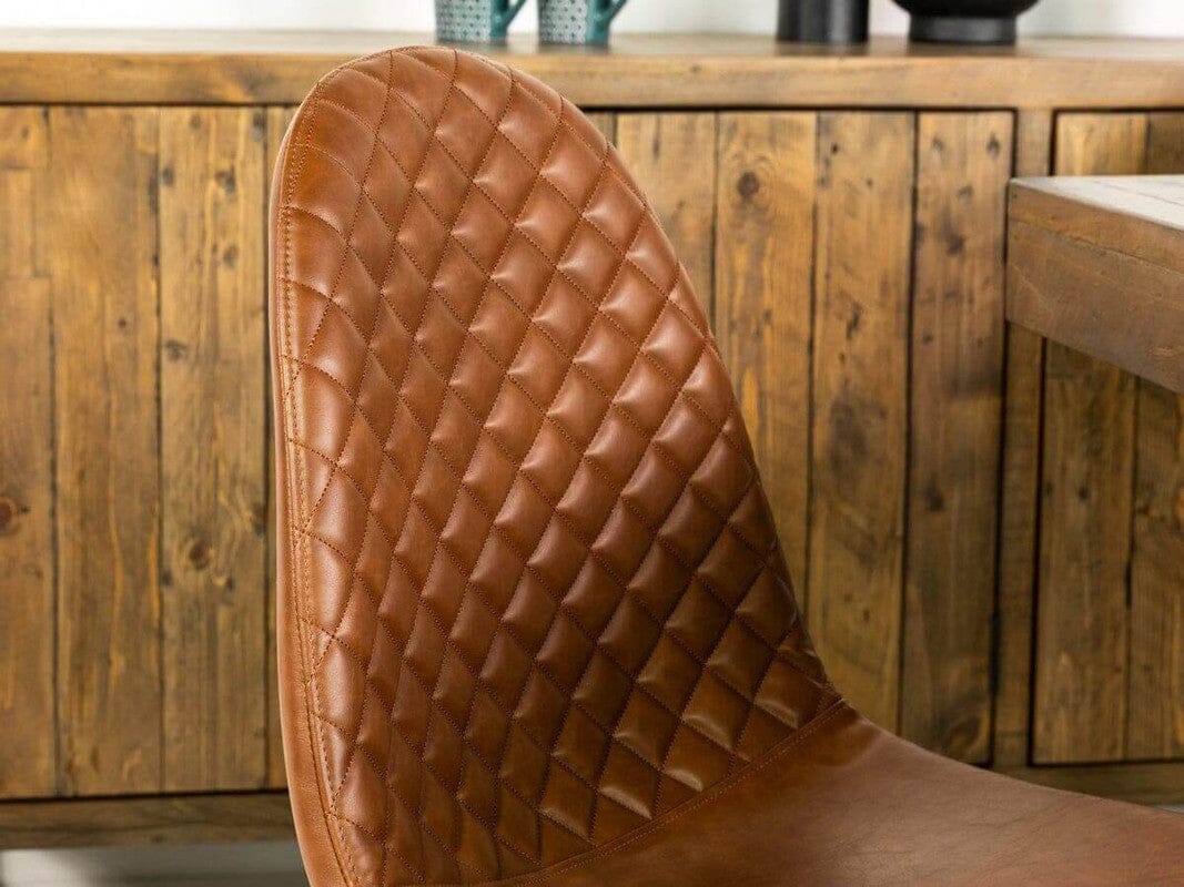 Brooklyn Round Dining Table & Brown Dallas Dining Chairs - Image 9