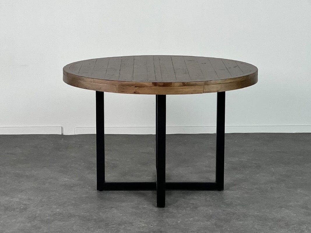 Brooklyn Round Dining Table & Grey Houston Dining Chairs - Image 11