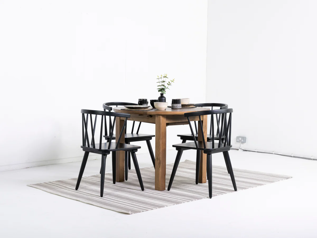 Brooklyn Round Extendable Dining Table & Bogart Dining Chairs - Image 27