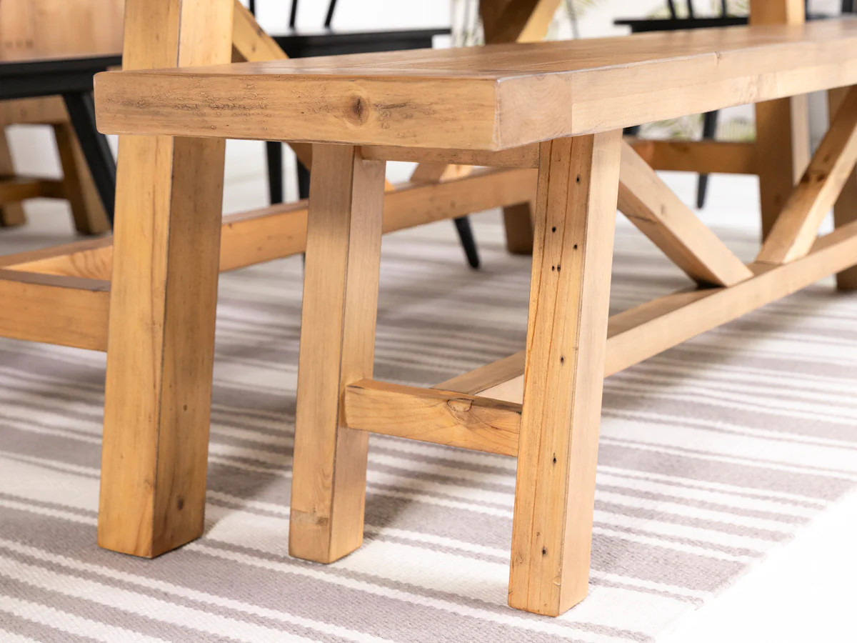 Como 140cm Dining Bench - Image 4