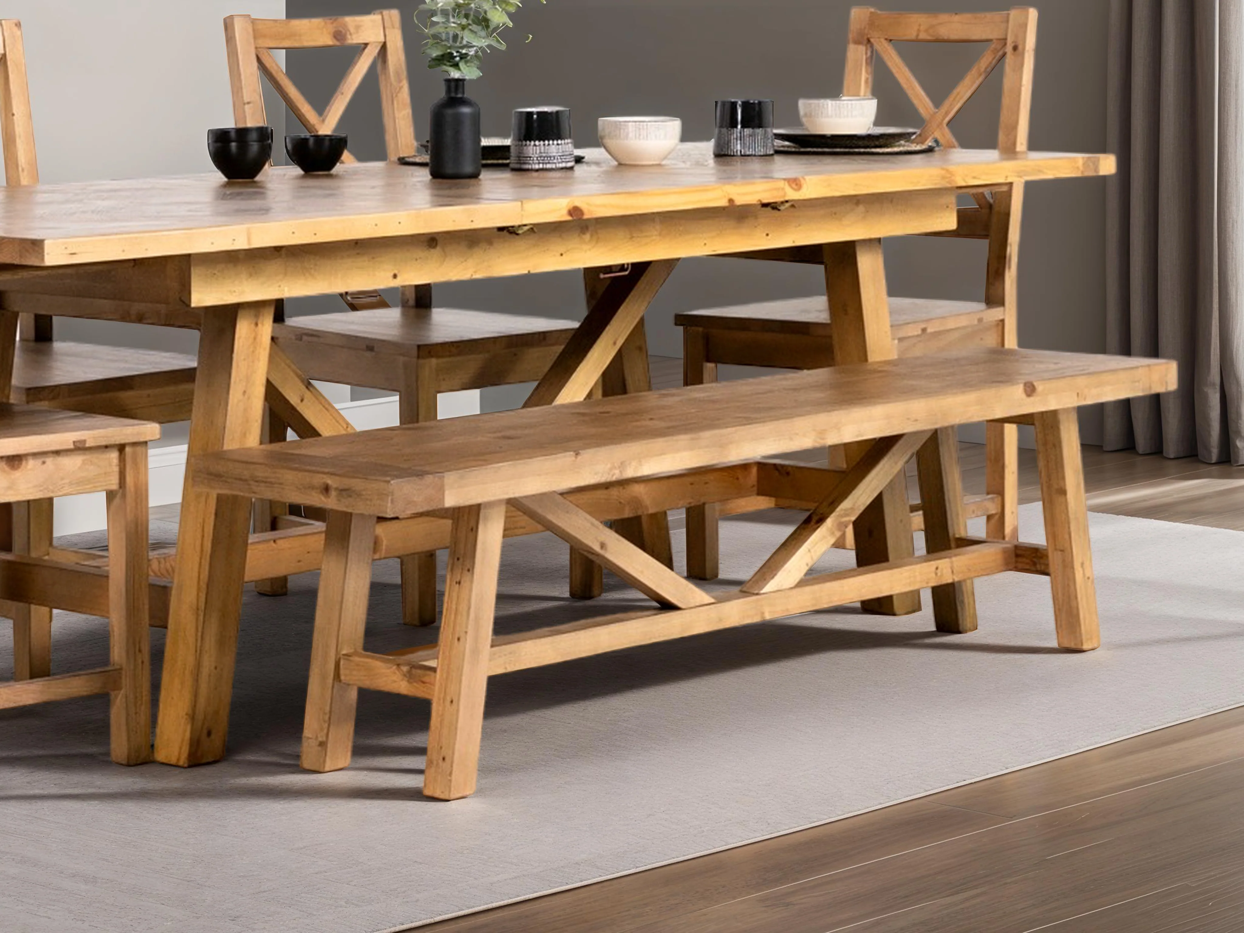 Como Extendable Dining Table (140cm - 180cm) & Bogart Dining Chairs - Image 21