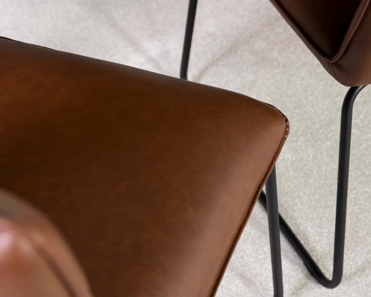 Como Extendable Dining Table (140cm - 180cm) & Grainger Brown Dining Chairs - Image 11
