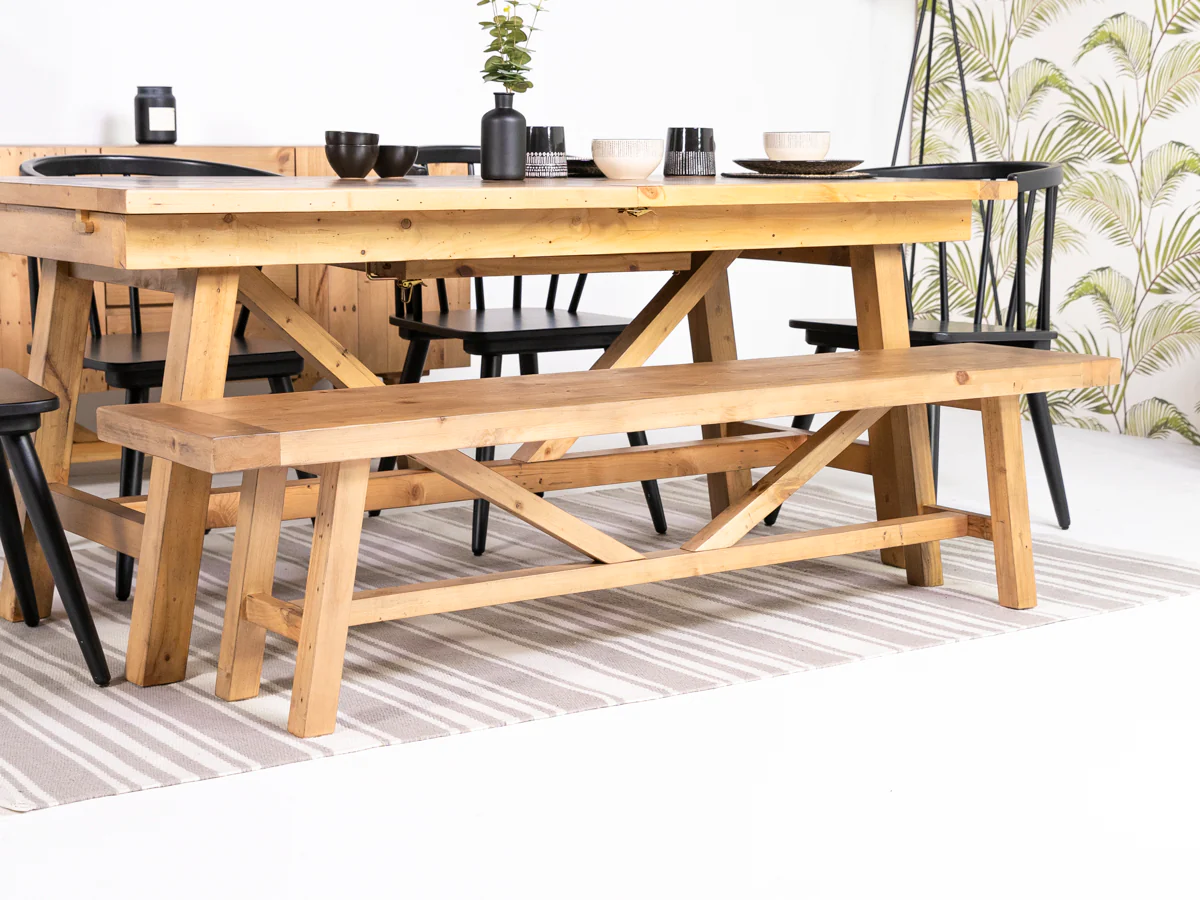 Como Extendable Dining Table (140cm - 180cm) & Grey Dallas Dining Chairs - Image 22