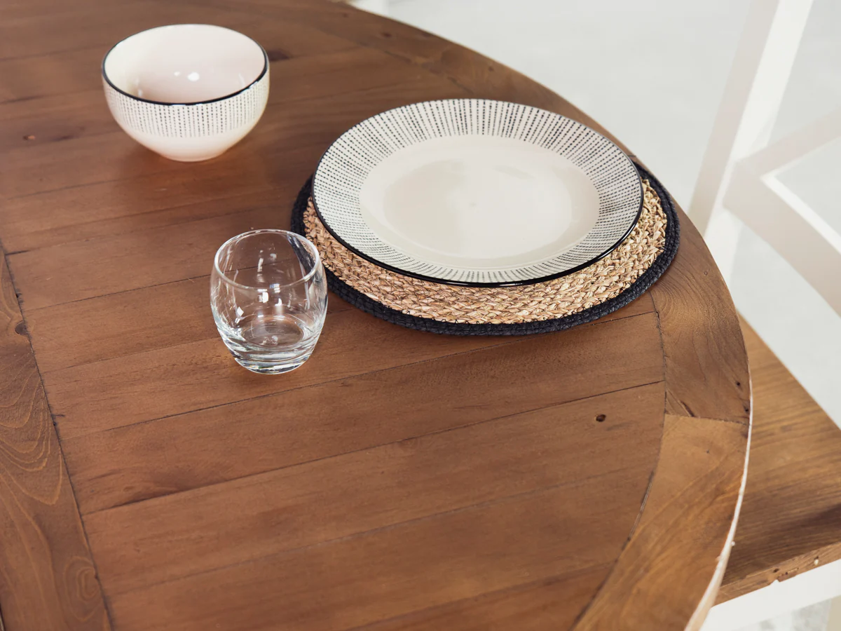 Devon Extendable Round Dining Table (120cm - 160cm) - Image 15