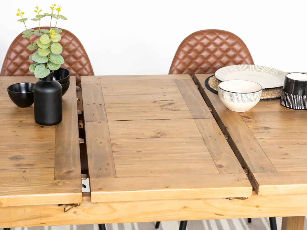 Exeter Extendable Dining Table (140cm - 180cm) & Bogart Dining Chairs - Image 10