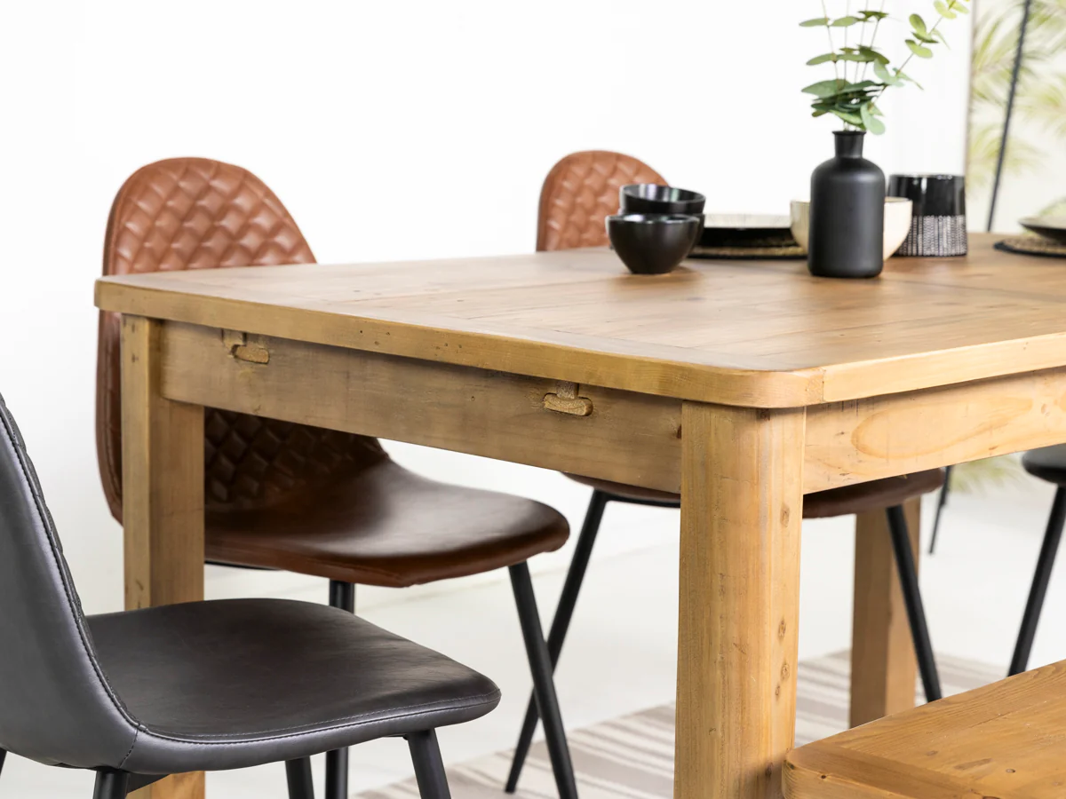 Exeter Extendable Dining Table (140cm - 180cm) & Bogart Dining Chairs - Image 16