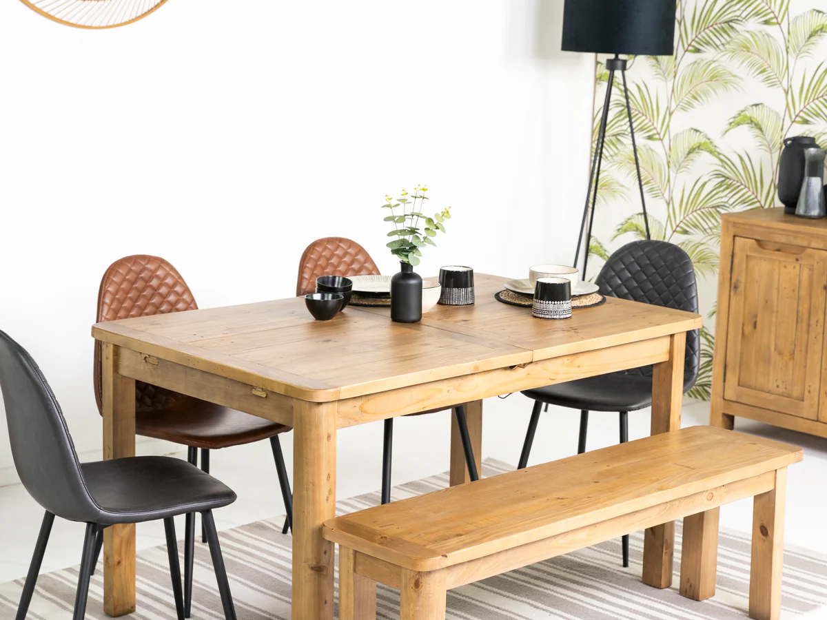 Exeter Extendable Dining Table (140cm - 180cm) & Bogart Dining Chairs - Image 18