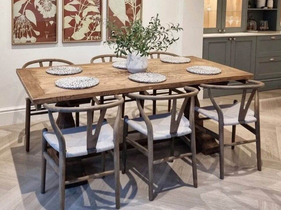 London Farmhouse Extendable Dining Table - Image 8