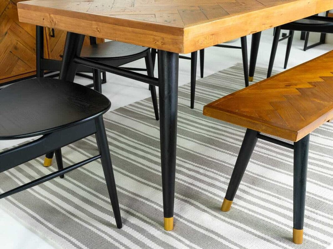 Mode 140-180cm Extendable Dining Table & Bench - Image 10