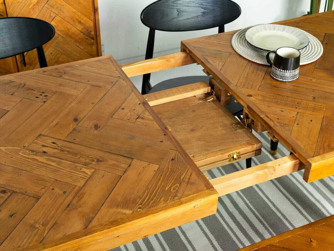 Mode 140-180cm Extendable Dining Table & Bench - Image 6