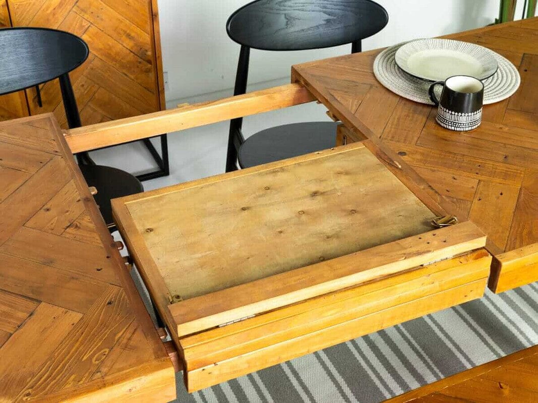 Mode 140-180cm Extendable Dining Table & Bench - Image 7