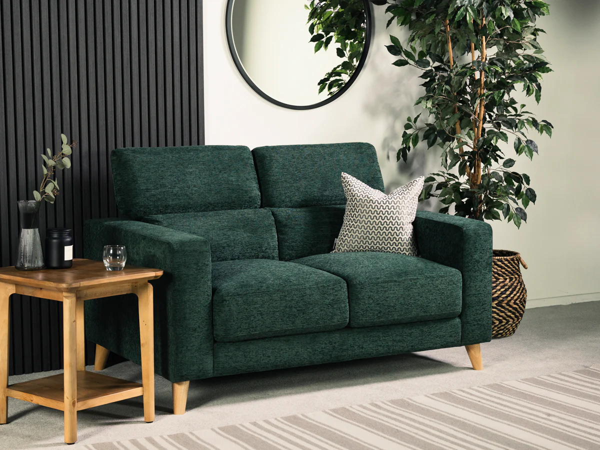 Olive 2 Seater Ratchet Headrest - Eco Sofa - Image 12
