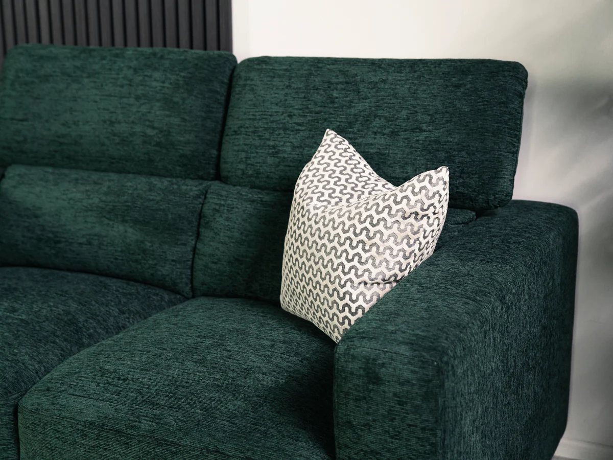 Olive 2 Seater Ratchet Headrest - Eco Sofa - Image 13