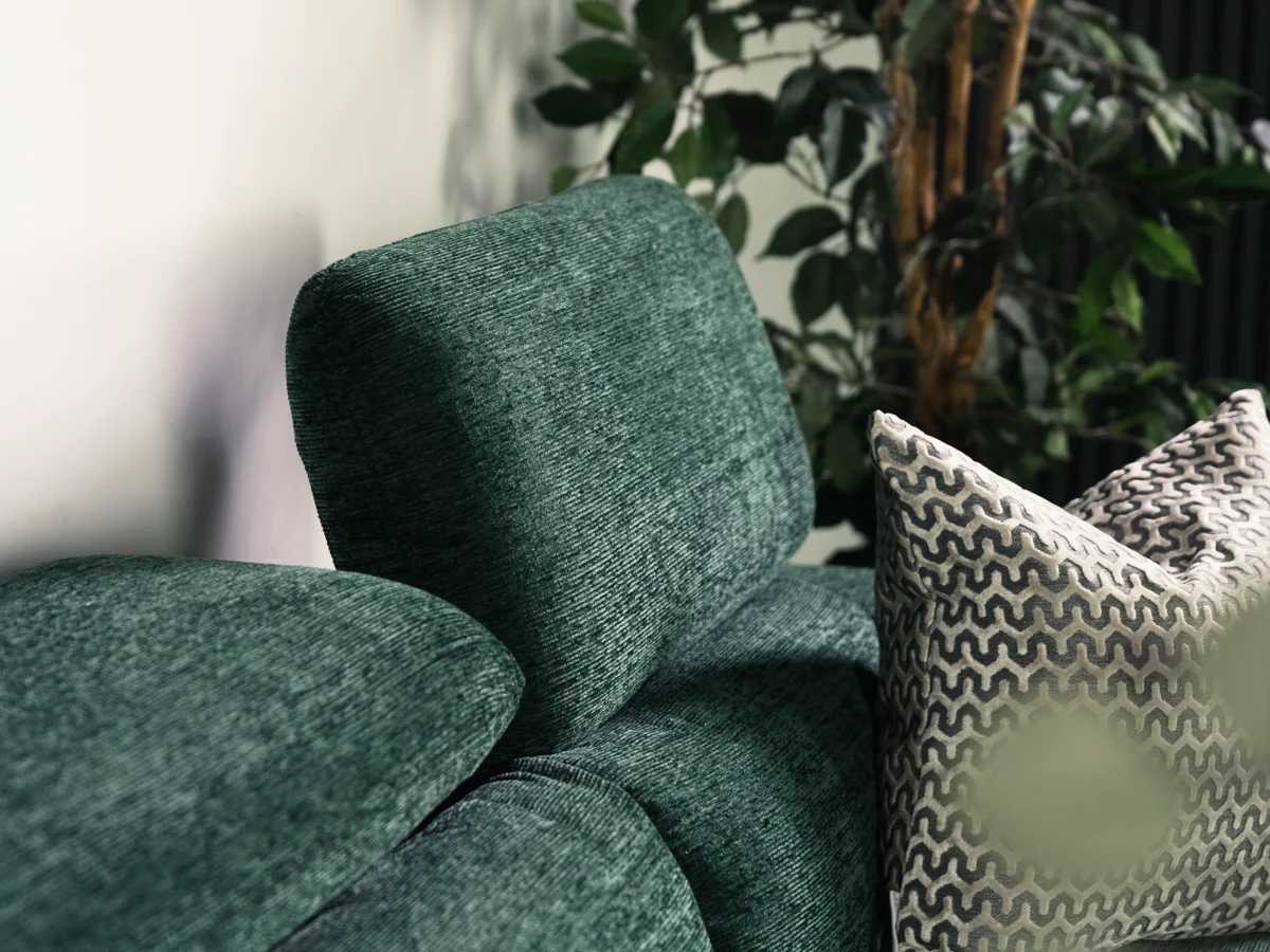 Olive 2 Seater Ratchet Headrest - Eco Sofa - Image 19