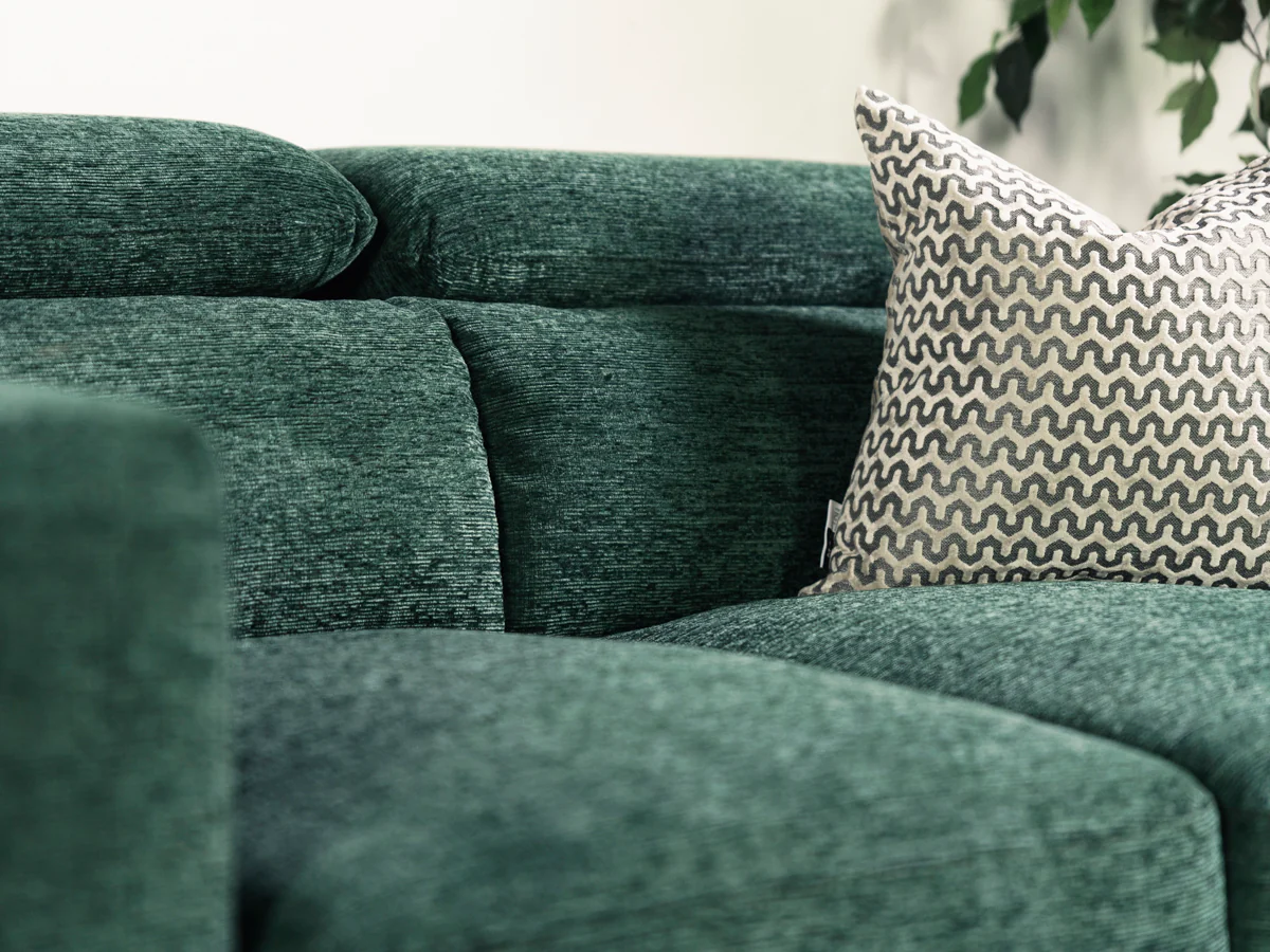 Olive 2 Seater Ratchet Headrest - Eco Sofa - Image 22