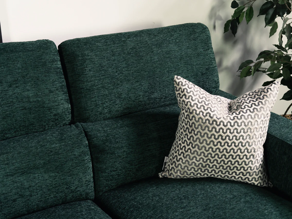 Olive 2 Seater Ratchet Headrest - Eco Sofa - Image 5