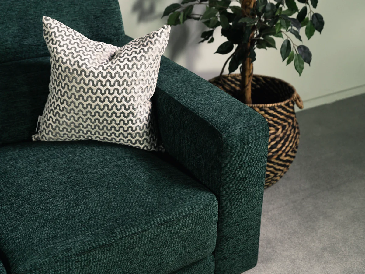 Olive 2 Seater Ratchet Headrest - Eco Sofa - Image 6