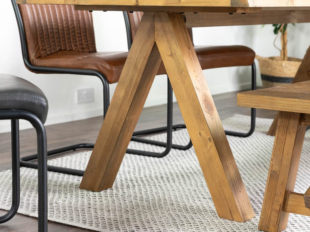 Pyramid Fixed Top Dining Table - Image 11
