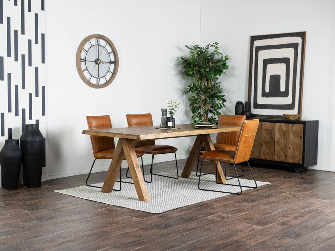 Pyramid Fixed Top Dining Table - Image 12