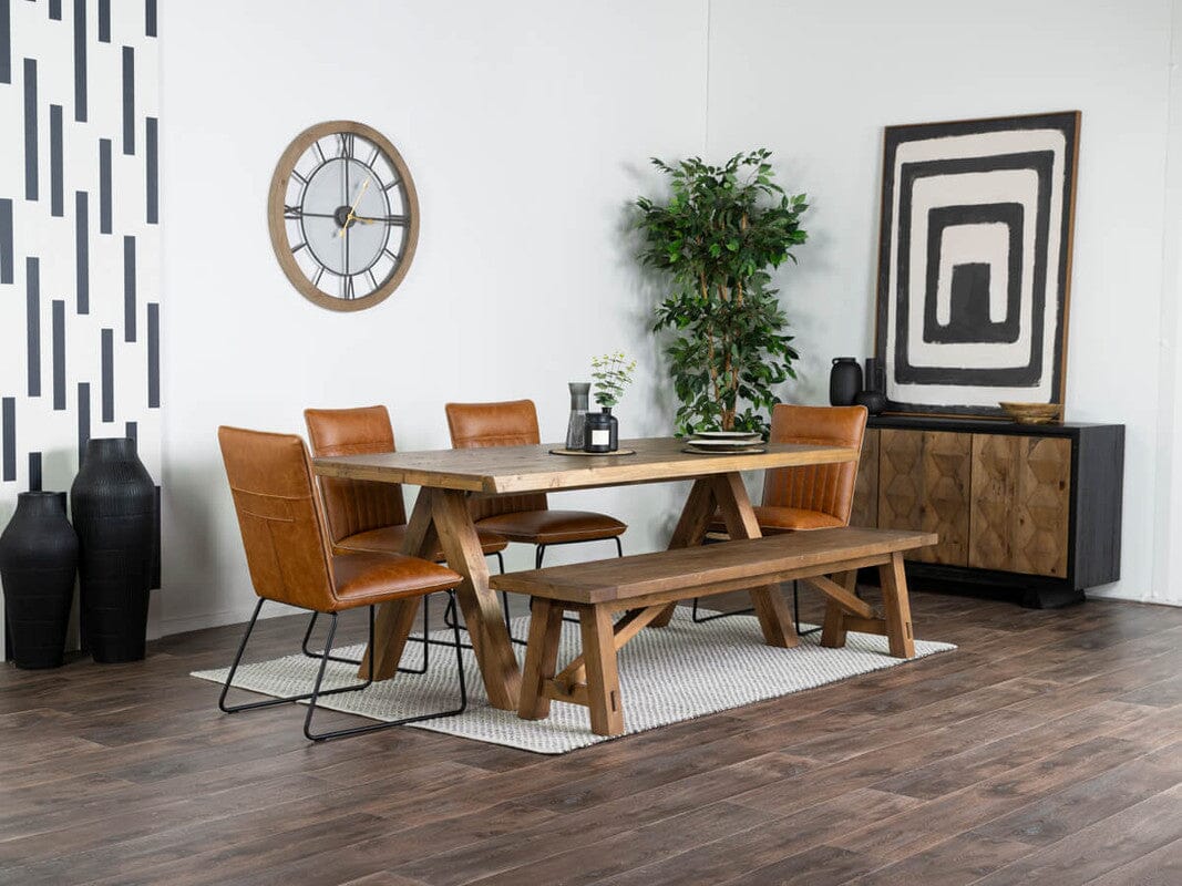 Pyramid Fixed Top Dining Table - Image 13