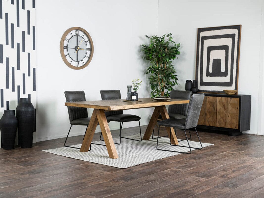 Pyramid Fixed Top Dining Table - Image 14
