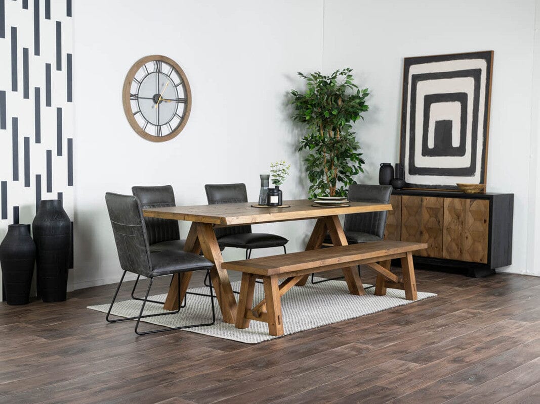 Pyramid Fixed Top Dining Table - Image 15