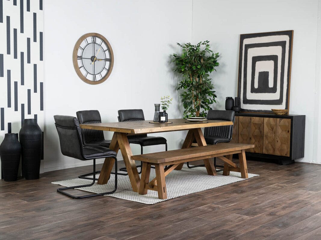 Pyramid Fixed Top Dining Table - Image 21