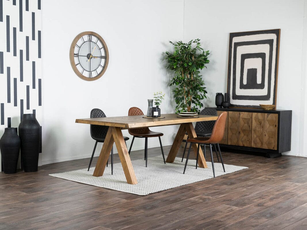 Pyramid Fixed Top Dining Table - Image 25