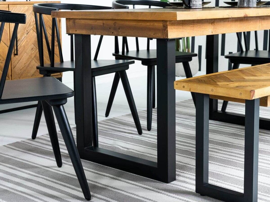 Tulsa 135cm Fixed Top Dining Table - Image 4