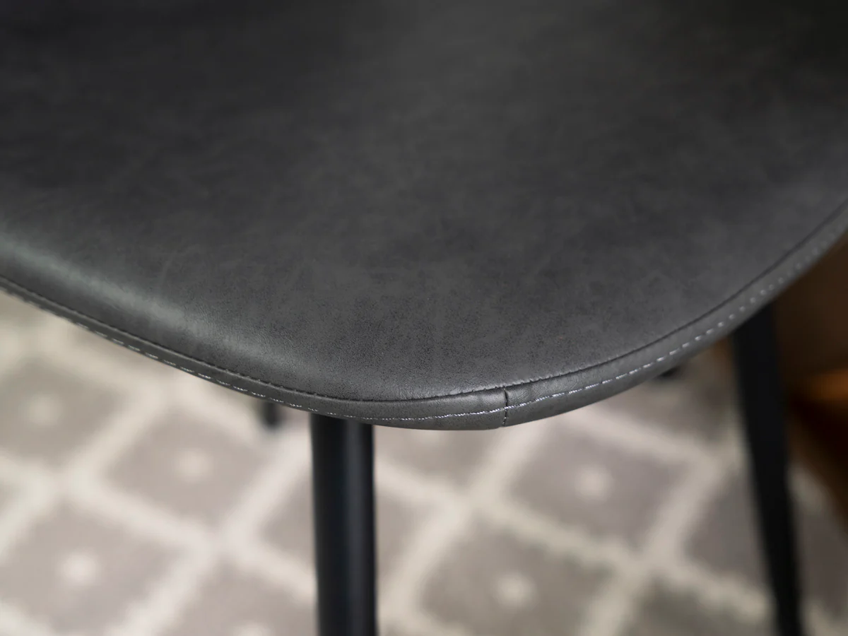 Tulsa Extendable Dining Table (140cm - 180cm) & Grey Dallas Dining Chairs - Image 14
