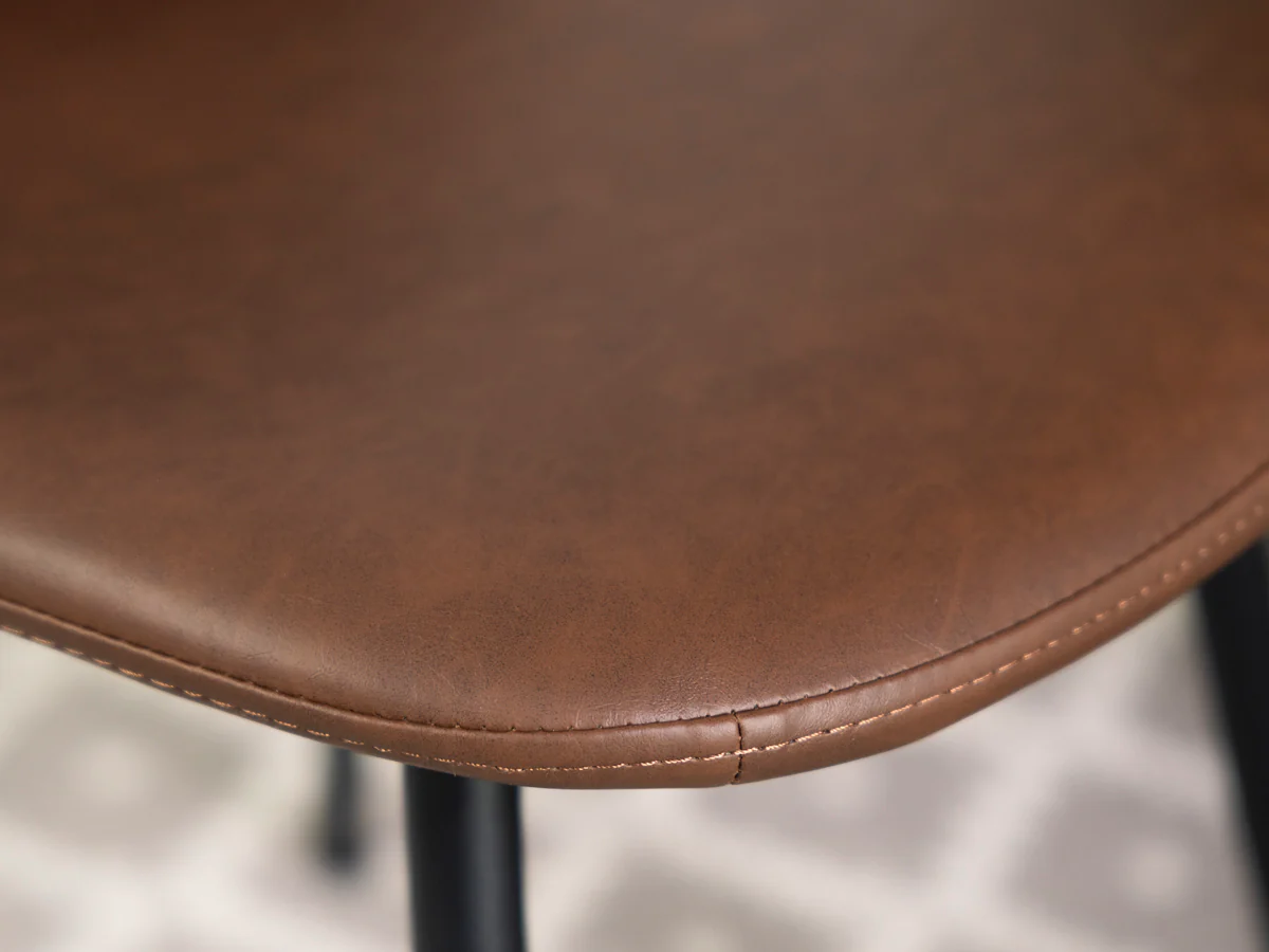 Como Extendable Dining Table (140cm - 180cm) & Tan Dallas Dining Chairs - Image 8