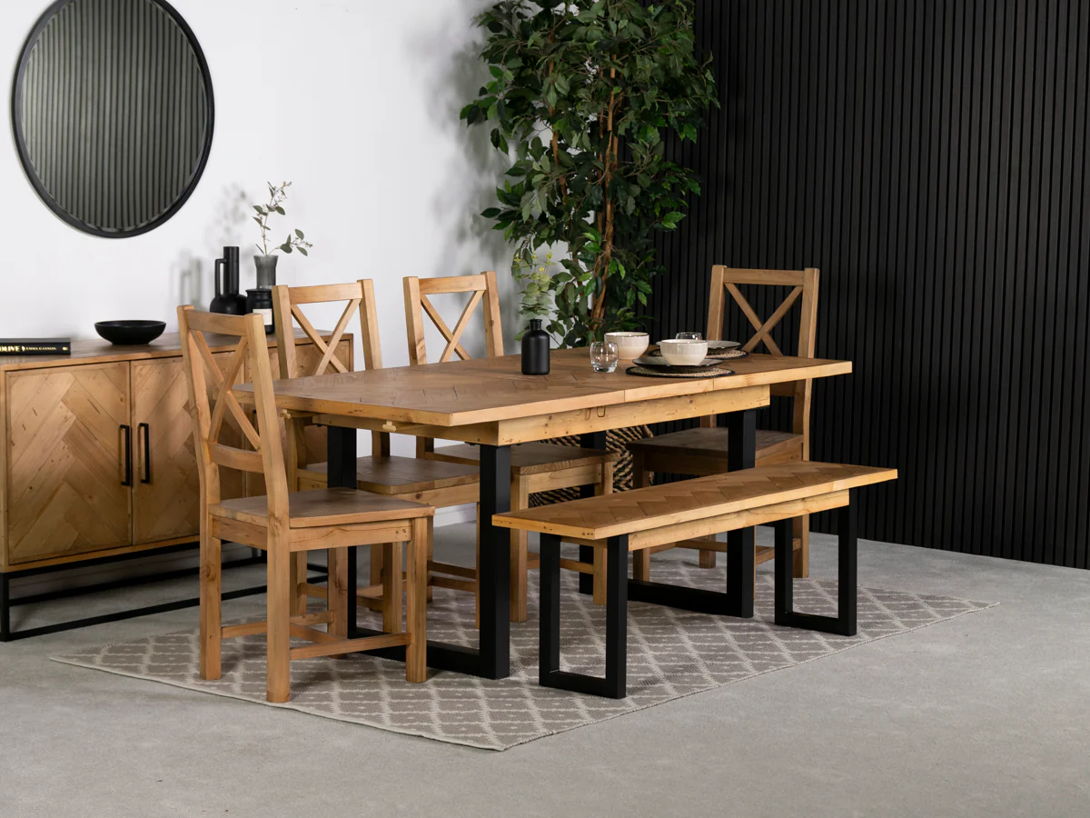 Tulsa Extendable Dining Table (140cm - 180cm) - Image 3