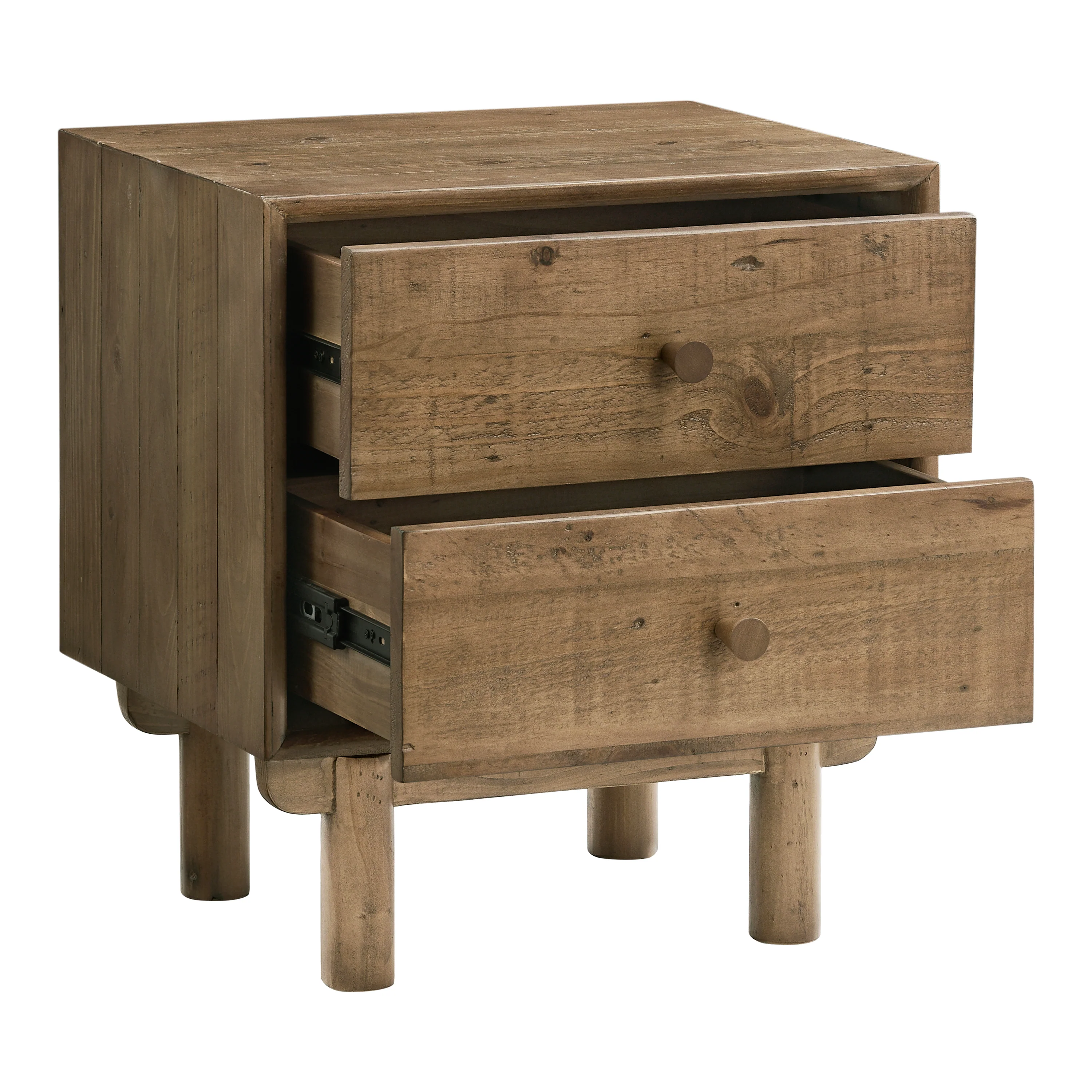 Washington 2 Drawer Bedside Table - Image 6